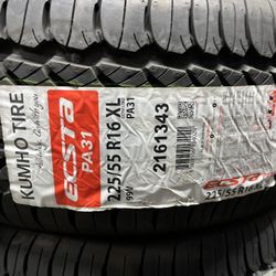 KUMHO ECSTA PA31 225/55R16 TIRES FOR SALE!!!!!