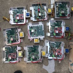 Lot Of 9 Core Cashless Arcade Video Game Payment Processor Boards  Applied Resources Game Parts