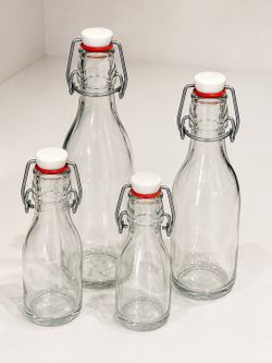Glass Swing Top Bottles