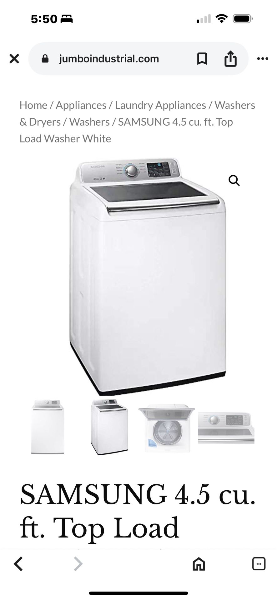 Samsung Washer
