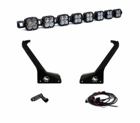 Baja Designs 8XL Linkable Roof Mount Light Kit For Jeep 20-26 Gladiator, 18-26 Wrangler JL, EXC. Rubicon 392, Mojave, 4XE