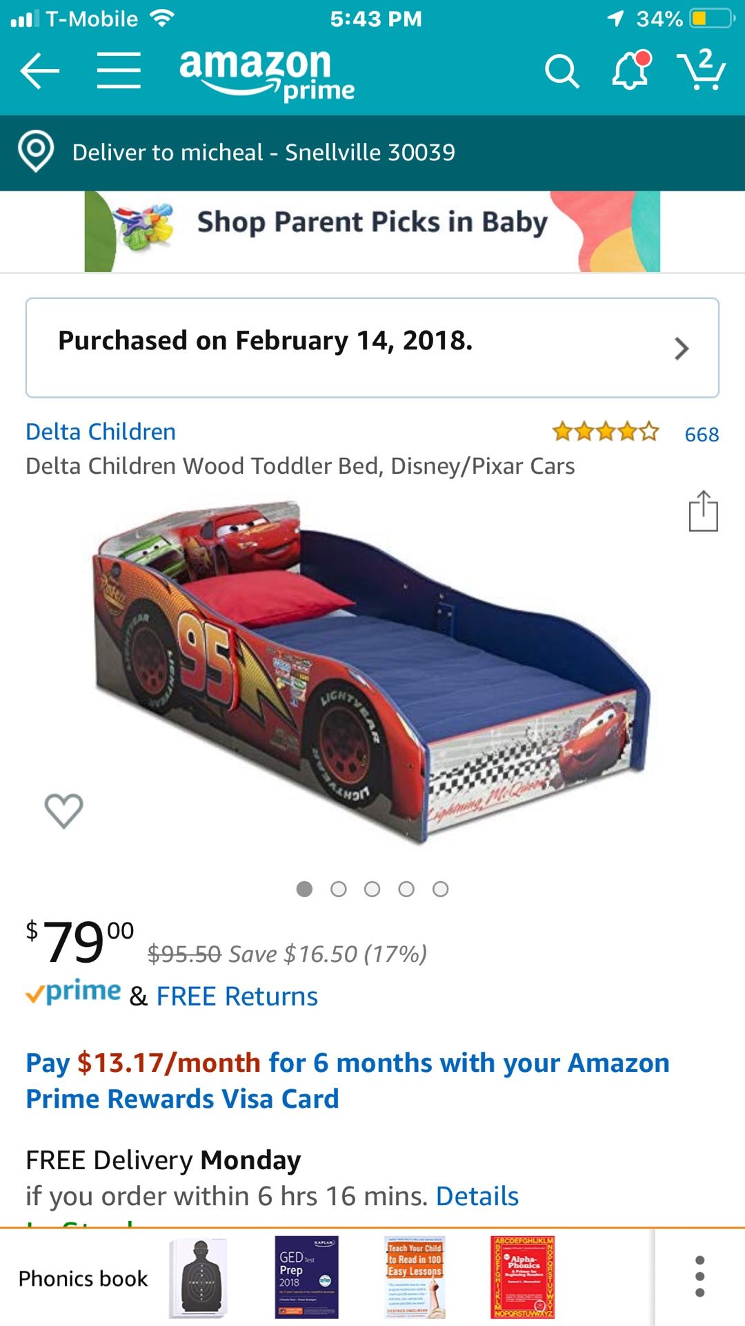 Cars bed
