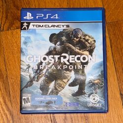 PS4 Ghost Recon Breakpoint Game