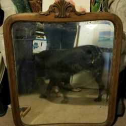 Antique Beveled Mirror 