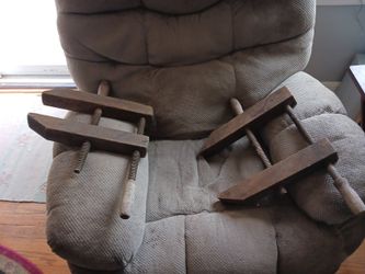 2 Vintage Wooden Clamps. As Pictured 