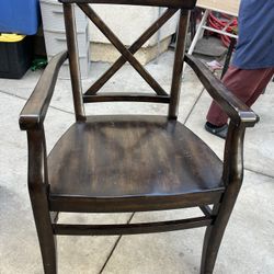 4 Wooden Chairs For $80