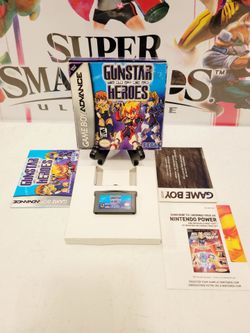 Gunstar Super Heroes Nintendo Video Game Boy Advance GBA Sega CIB