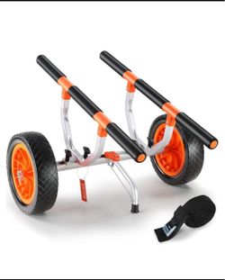 New Other VEVOR Heavy Duty 450lb Load Capacity Kayak Cart With 12'' Solid Tires