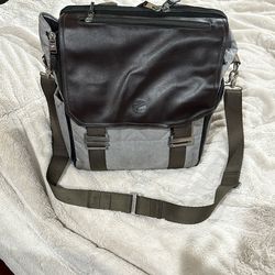 Paper Clip Diaper Bag Leather
