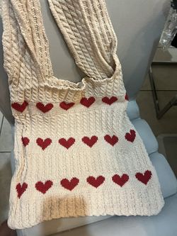 Off White Heart Bag 