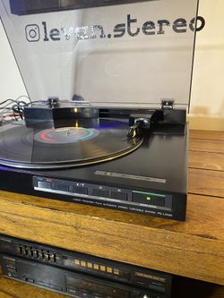 Vintage Sony PS-LX520 Linear Tracking Turntable — Fully Serviced & Audio Technica cart + New stylus
