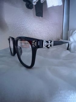 Chrome Hearts Black Square Frame Eyeglasses