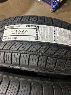 SET OF 4 BRAND NEW BRIDGESTONE ALENZA PRESTIGE" 275/55R20 113H M+S $1,080 installation including