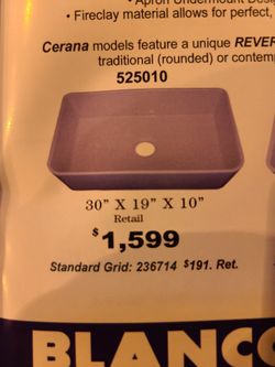 Fireclay Sink