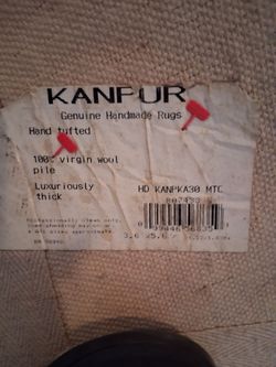 Kapur wool rug $90.00