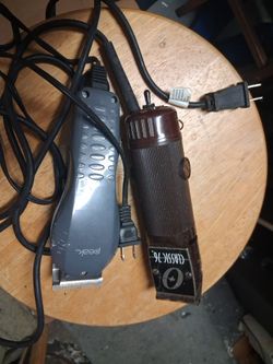 3 hair trimmers/shavers used