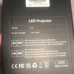 LED Projector home theater/ Video entertainment