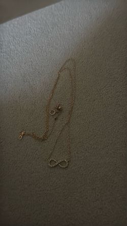Infinity Diamond Necklace,