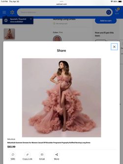 Pink Maternity Dress