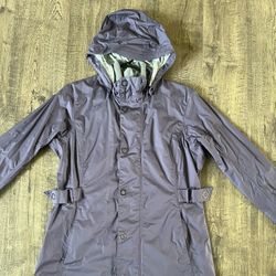 REI Jacket Womens Large Purple Rain Long Sleeve Outdoor Full Zip
