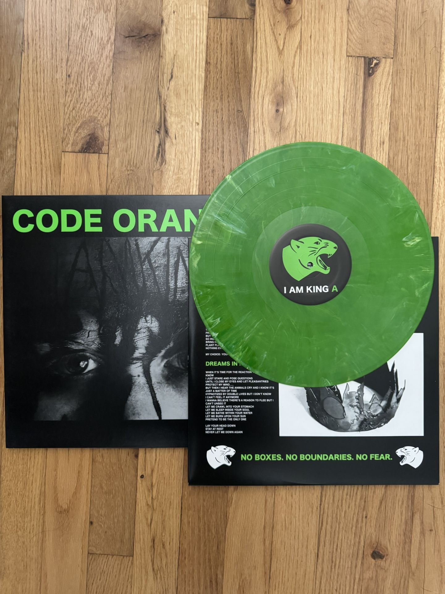 Code Orange I Am King Vinyl In Green Marble