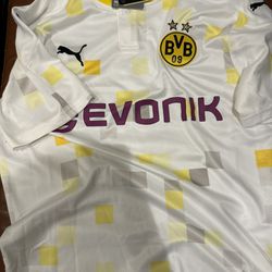 Borrusia Dortmund Puma Soccer Jersey Size Large Men New 