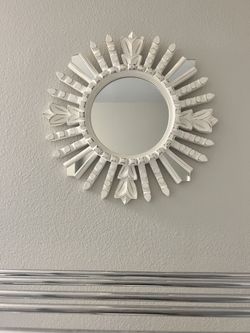 West Elm Hand Carved Mirrors