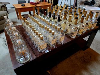 Hennessy/Deucé Bottles (EMPTY) 5TH & Pint Sizes