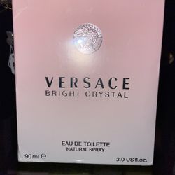 Beautiful Versace Bright Crystals Perfume ... New... Never Opened... Large Size Bottle.... $85