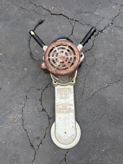 Vintage Floor Style Hardwood Floor Edger Sander Baldor Motor – Works