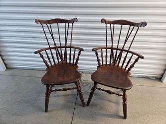 Solid wood antique chairs