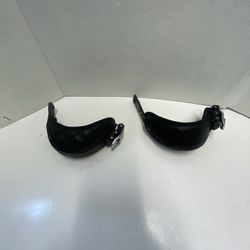 Burton Mission Toe Straps Snowboard Bindings Part Set - Size Medium - Black