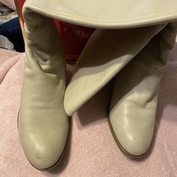 Beige Boots