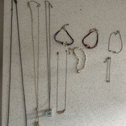 BUNDLE - Mixed Fashion Jewelry LOT - Necklaces, Bracelets, Rings