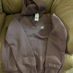 ADIDAS HOODIE NEW! Men’s Small w/Tags attached. Color = Shadow Fig (Plum/Purple ) $30