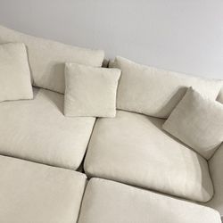 Sofa, Two Ottomans And 5 Pc Dinning Room Set 