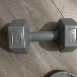 7.5 lb weight dumbbell