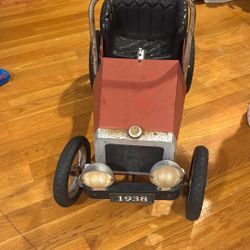 Vintage Metal Pedal Car 