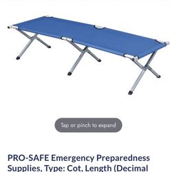 New! (x2) Pro-Safe Cot 74.8 x 25.2
