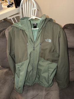North face green jacket