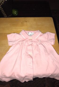 Three month old polo dress