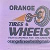 Orange Tires & Wheels 