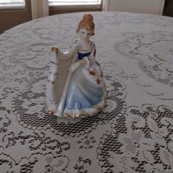 Vintage  Victorian Lady Music Box 