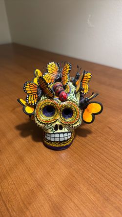 Day of the Dead Sugar Skull Figurine