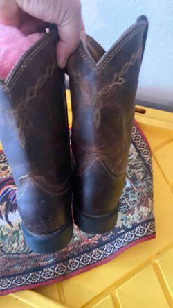Brown Leather Cowboy Boots