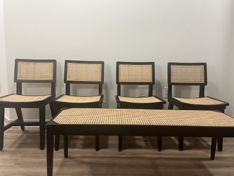 1 Bench Available Chairs SOLD