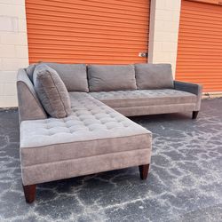 Free Delivery - Z Gallerie Modern Tufted Sectional Couch