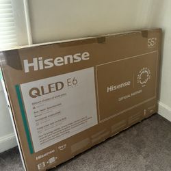 55” 4K Hisense QLED E6 Amazon Fire Tv