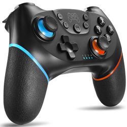 Switch Controller, Wireless Pro Controller for Switch/Switch Lite/Switch OLED, Switch Remote Gamepad with Joystick, Adjustable Turbo Vibration, Ergono