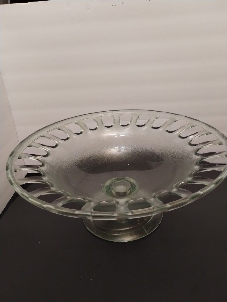 Extra Large Vintage Green Bowl
